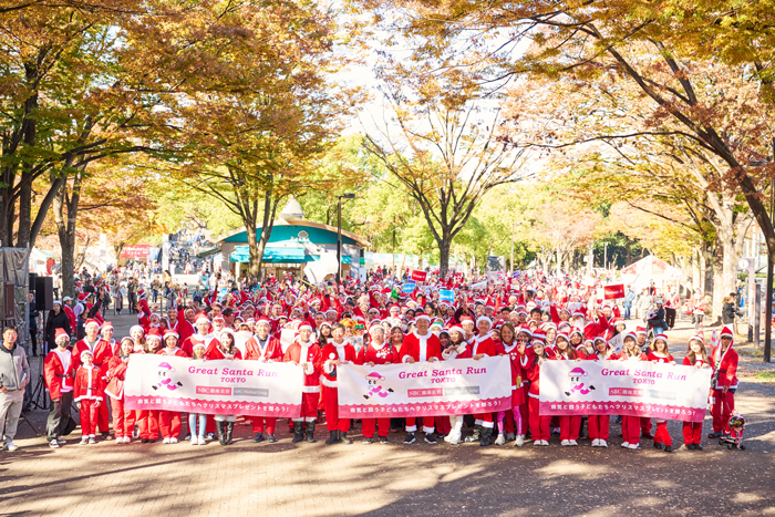 昨年（Tokyo Great Santa Run 2023）の様子